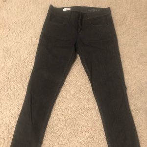 Gap black sparkle skinny jeans